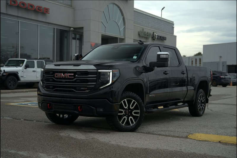 GMC Sierra AT4 straight off the camera, before correction.